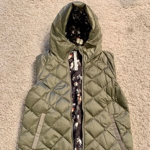 Lululemon Reversible Goose Down Vest - Butterflies